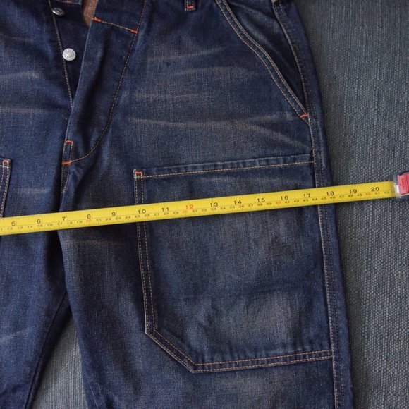 Diesel Hardware Denim Division Oversized Made in Italy 100% Cotton Size 32 Jeans - Picture 8 of 16